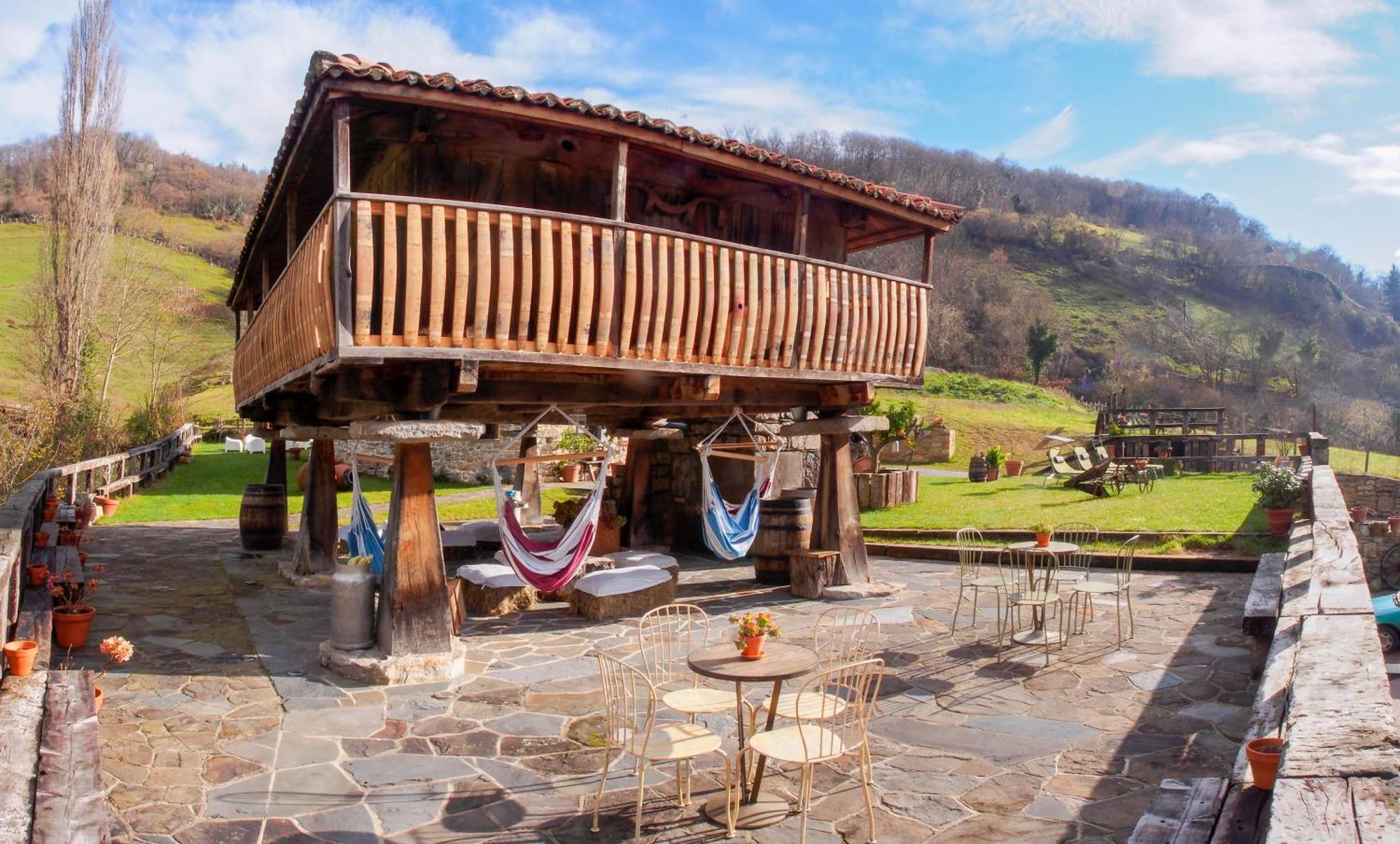 Casona de El Castañíu Hotel Serrapio Exterior foto